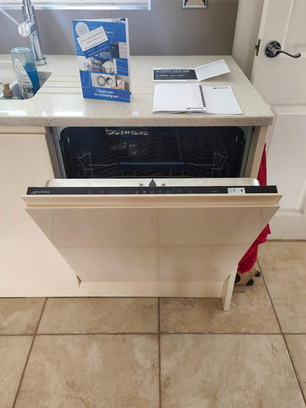 dishwasher leaking water